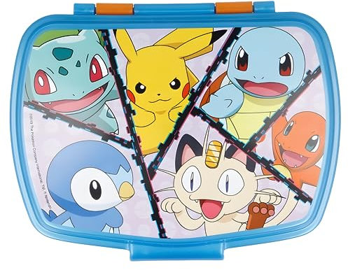 Mevsim Store Offiziell lizenziert Lunchbox 2er Set - 17x14x6 cm - Brotdose - Lunchbox aus Kunststoff mit Clip-Verschlüssen, Vesperdose für Kindergarten