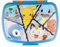 Mevsim Store Offiziell lizenziert Lunchbox 2er Set - 17x14x6 cm - Brotdose - Lunchbox aus Kunststoff mit Clip-Verschlüssen, Vesperdose für Kindergarten