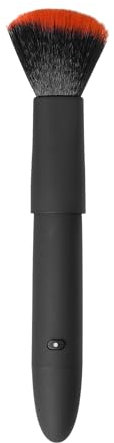 Pumwoy Pinceau de Maquillage électrique, Brosse de Maquillage Rotative électrique 10 Niveaux de Vibrations Réglables, Imperméable Pinceau de Fond de Teint électrique Brosse de Maquillage Rechargeable