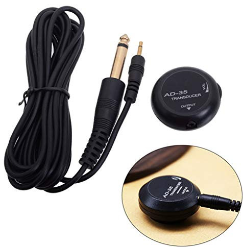 Akustisches Instrument Soundboard Piezo Tonabnehmer Wandler Gitarre für Ukulele Violine Banjo Cajon Cello Harfe Viola für Spieler Akustisches Instrument Verstärker
