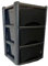Neat. 3 Plastic Storage Drawers Unit with See-Through Drawers, Compact Vertical Design – Durable Plastic, Ideal for Organizing Office Crafts, and Household Items, 60cm x L39cm x W39cm - Black