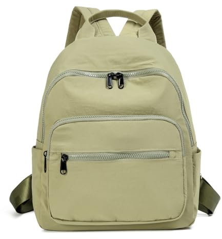 Travistar Rucksack Damen Klein Elegant Cityrucksack Modern Damenrucksack 2 in 1 Rucksacktasche Nylon Schultertasche Kleiner Anti Diebstahl Tagesrucksack für Travel Arbeit Lässig Schule