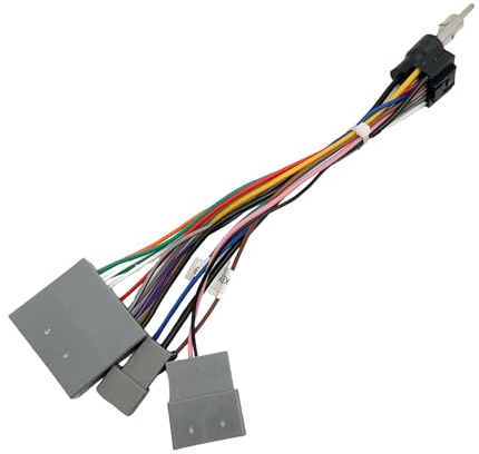 16pin Car Stereo Radio Speaker Wiring Harness Antenna Adapter Support Steering Wheel Control Compatiable with Honda CRV Civic Odyssey 2006-2011