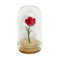 TTETTZ 4X Casa delle Bambole Rosa Fiori Pianta Artificiale in Miniatura Fai Finta di Giocare Casa delle Bambole Fiori in Vaso per 1/6 1/12 Micro Paesaggio