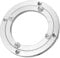 Drehteller aus Aluminiumlegierung, Drehtellerlager for Esstische, 150 250 350 450 500 600 mm Kugellager, strapazierfähig, runde Tisch-Drehbeschläge for Küchen-Esstische, Organizer aus Aluminiumlegieru