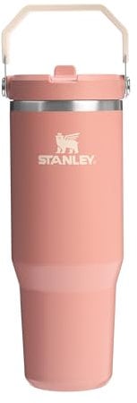 Stanley Flip Straw Tumbler 1.0 Gourde Avec Paille 0.89L - Froid Pendant 12 Heures - Gourde Isotherme - Sans BPA - Thermos Facile à Transporter - Va au Lave-Vaisselle - Sienna