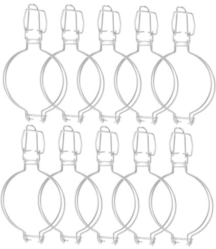 SECFOU 10stücke Teiliges Rostfreie Edelstahl-drahtverschlussklammern Einfache Handhabung Und Langlebig Vielseitig Für Honiggläser Und Aufbewahrung Wiederverwendbar Für Haushalt Und Gastro