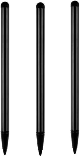 3 penne stilo nere per touch screen, penna universale a punta fine per telefono/iPad/Samsung/Android/tablet e altri touch screen, stilo ad alta precisione per tutti i dispositivi touch screen