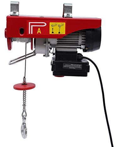 Treuil électrique 510 W 220 V avec télécommande sans fil, hauteur de levage 6 m et 12 m, vitesse de levage 100 kg et 200 kg, palan électrique pour usines, ateliers