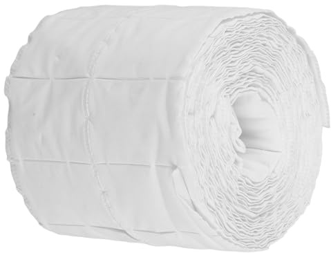 Cotton Nail Polish Wipes 1 Roll 300pcs Lint Free White | Works with Nail Polish Remover, for Cleaning Dust from Nails and Gel Manicures