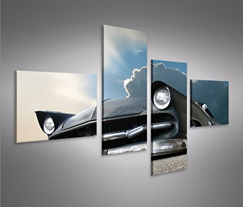 islandburner Bild Bilder auf Leinwand Low Rider Muscle Car Tuning US Cars 4L XXL Poster Leinwandbild Wandbild Dekoartikel Wohnzimmer Marke