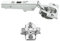 Blum – 110 ° CLIP Top Blumotion Charnière Fermeture douce et plat 71b3550 & 173l8100