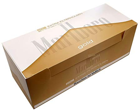 250 Marlboro Extra Filterhulsen Gold