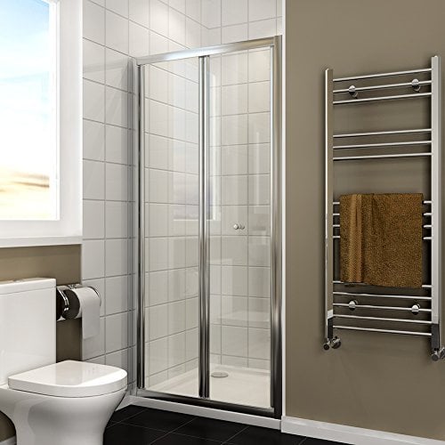 ELEGANT 700mm Bifold Shower Enclosure Reversible Folding Shower Cubicle Door