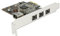 Delock 89864 PCI Express Karte > 3 x extern FireWire B + 1 x intern FireWire A