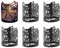 DesignerBox Halloween Flameless LED Candle Shades - 50 PCS, Tea Light Candle Holders Candle Lampshades Hollow Out Spiderweb Paper Wrappers Table Decoration for Halloween Wedding Party (Set 1)