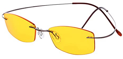 PRiSMA LiNDAU EASY90 Blaulichtfilterbrille für Computer, Gaming, Bildschirmbrille mit Blaulichtfilter, Gamerbrille gegen Müdigkeit L702