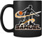 Personalised Basketball Player Any Name Sports Lover Gift for Men, Brother, Father, Boyfriend-Boy Birthday Present Gift idea Coffee Mug, Ceramic Mug. (Black Satin Mug)