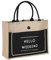Bipl Damen Einfach Flachs Tote Schultertasche Große Kapazität Retro Handtasche Wasserdicht Futter Einkaufstasche (L, Schwarz)