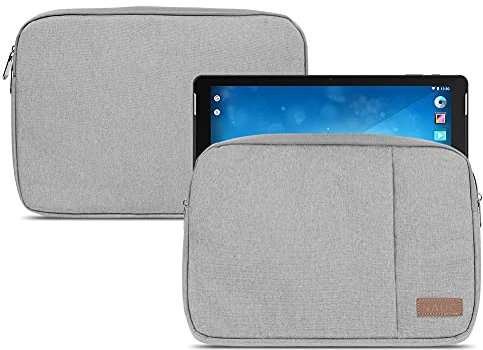 NAUC Schutzhülle kompatibel für Wortmann Terra Pad 1162 Hülle Tasche in Grau Blau oder Schwarz Case Cover, Farbe:Grau