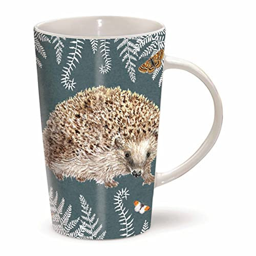 Otterhouse Gift The Riverbank Mug - RSPB in The Wild - Hedgehog & Ferns