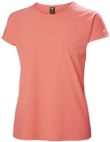 Helly Hansen Women's W Thalia Summer Top Shirt, Peach Echo, XL UK