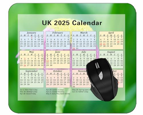 Special Design 2025 Calendar Mouse Pad,China Costume Couple FlowersDesktop Notebook Mouse Mat for Working and Gaming