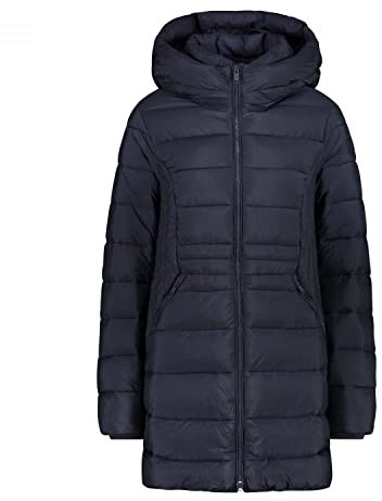 CMP - Woman Parka Fix Hood, Woman, Black Blue, 42
