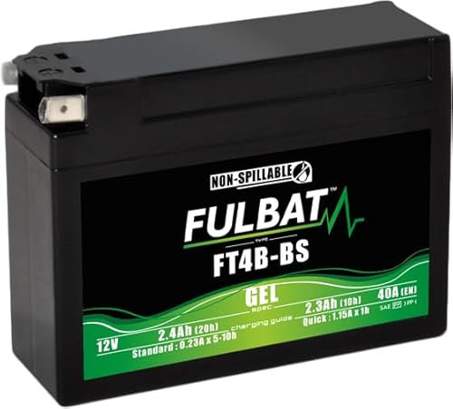 FULBAT BATTERIE MOTO FULBAT GEL FT4B-BS 12V 2,3AH 40A