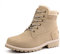 Hitmars Winter Boots Women Ankle Boots Ladies Snow Boots Cushioned Wide Lace Up Rubber Ankle Boots Comfy Non Slip Warm Cosy Boots Khaki Size 6.5 UK