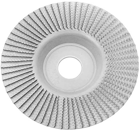 Disco per intaglio del legno 125 mm Carburo di tungsteno per modellare Disco per smerigliatura piatto per lucidatura Accessorio per smerigliatrice angolare per la lavorazione del legno Lavori in