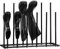 Direct Online Houseware House of Home Welly & Boot Storage Shoe Rack Stand Footwear Holder Organiser for Indoor & Outdoor Use (6 Pair-Tiered)