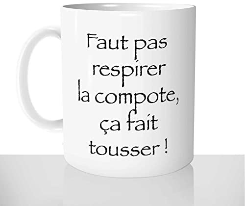 Mug-Cadeau Respirer La Compote - Tasse Idée Cadeau Original Série Kaamelott Humour Cadok - Offrir Anniversaire Noël