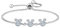 Kaguyo Mickey Mouse Armbänder für Frauen, Sterlingsilber Blau Amethyst pink Zirkonia Minnie Mouse einstellbare Unendlichkeit Freundschaftsarmbänder für Frauen und Mädchen, Geburtstagsgeschenk (klar)