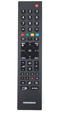 Aurabeam Original TP6187R Fernbedienung für Grundig 32VLC6121C, 32VLE4140C, 32VLE4500BF, 32VLE6142C, 32VLE812S, 32VLE8130BH, 32VLE8130BL