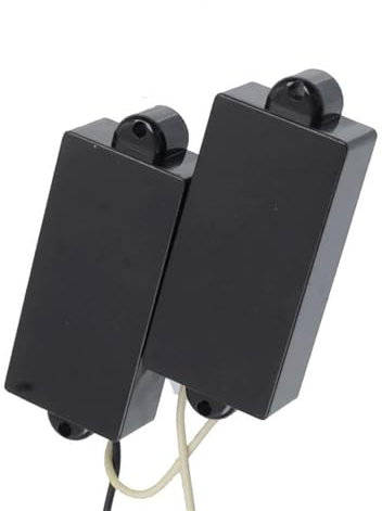 micro de guitare Micro De Guitare Basse De Précision À 4 Cordes Fermé Pour Accessoires De Guitare Basse Électrique Noir