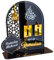Porgeel Ramadan Adventskalender, 30 Tage Mirror Ramadan Countdown -Kalender, Desktop -Acryl -Ramadan -Kalender, 7,9 x 7,9 Zoll Eid Countdown für Tischzentrum Ornamente 2