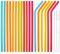 18 Stück Silikon Strohhalm, Wiederverwendbare Silikon-Trinkhalme, Bunte Silicone Straws für Kinder mit 3 Reinigungsbürste für Säfte, Smoothies, Milchtee