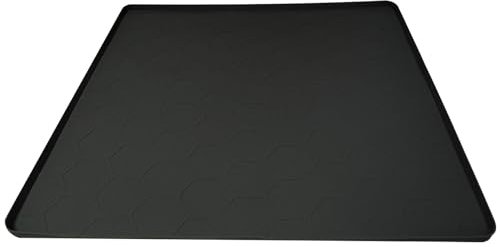 alfombrilla de silicona para nevera, bandeja de goteo de borde elevado, alfombrilla de suelo para nevera a prueba de fugas | Alfombrilla de piso diseñada para lavadoras, secadoras, neveras y