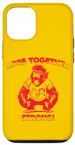 Hülle für iPhone 13 Affen zusammen stark! Meme Stonks Aktienhändler Hodler Degen