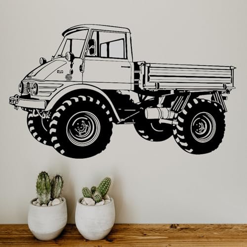 Generisch Wanddeko aus Metall für Innen und Außen UNIMOG