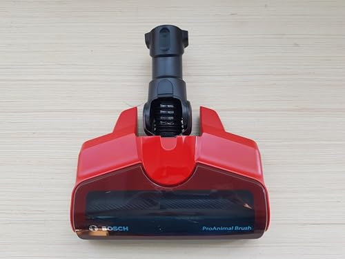 17007056 Original Turbo-Bürste, rot, kompatibel mit Bosch Besen Unlimited 7, BBS7.., BCS7.., BKS7...