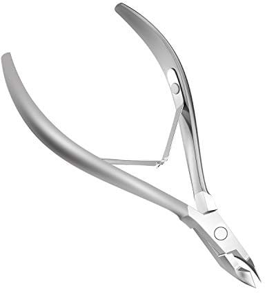 Ciseaux à cuticules Coupe-cuticules Ciseaux à cuticules professionnels en acier inoxydable Fins pour enlever l'excès de peau déchirée des doigts et des orteils, pinces à cuticules de haute qualité ave