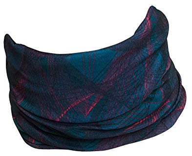 Hilltop Motorrad Halstuch, Multifunktionstuch, Schlauchtuch, Bandana, Schal, die Saumkanten sind vernäht, für Damen und Herren, Farbe/Design:Design 353-9