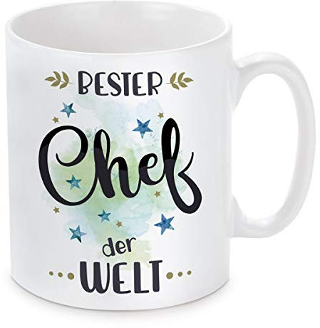 Tasse mit Motiv Modell: Bester Chef der Welt