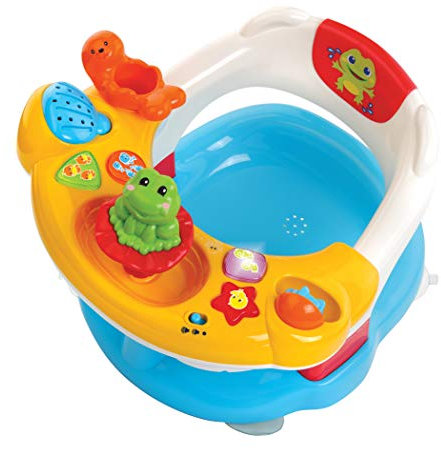 VTech - Aquasilla 2 en 1, Silla de baño y Panel de Actividades, Juguete para Jugar Dentro y Fuera del Agua, Multicolor (80-515422)
