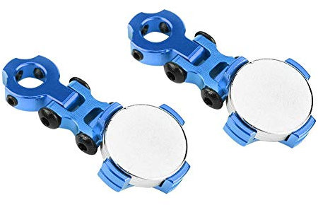 2 Stücke RC Auto Magnetic Body Post Mount, Metall Magnetische Body Post Mount Kompatibel für/HSP/Redcat/Axial SCX10 / D90 / HPI RC-Auto(Dunkelblau)