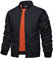 KEFITEVD Herrenjacke Winddichte Bomberjacken Herbst Winter Windbreaker Mäntel Militär Steppjacken Herren Wintermäntel