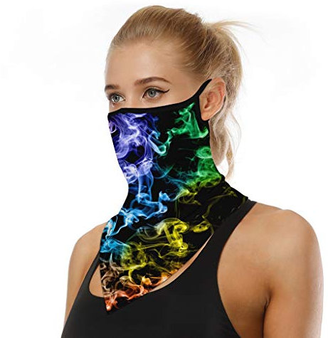 TOPEREUR Gesichtsmaske Bandana Mundschutz Kopftuch Halstuch Winddichte Maske für Damen und Herren, Face Shield Ski Joggen Fahrrad Motorrad Schlauchschal Atmungsaktiv Schnelltrocknend