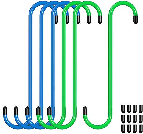 Bac-kitchen 6 Pcs Brake Caliper Hangers Brake Caliper Hooks with Rubber Tips Automotive Tool for Braking, Bearing, Axle and Suspension Work